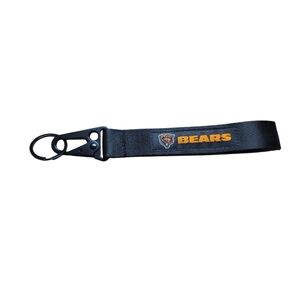 Chicago Bears Black Keychain Lanyard